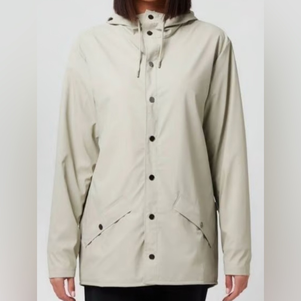 Rains Unisex Hooded Utility Rain Jacket - NWT - Size XL